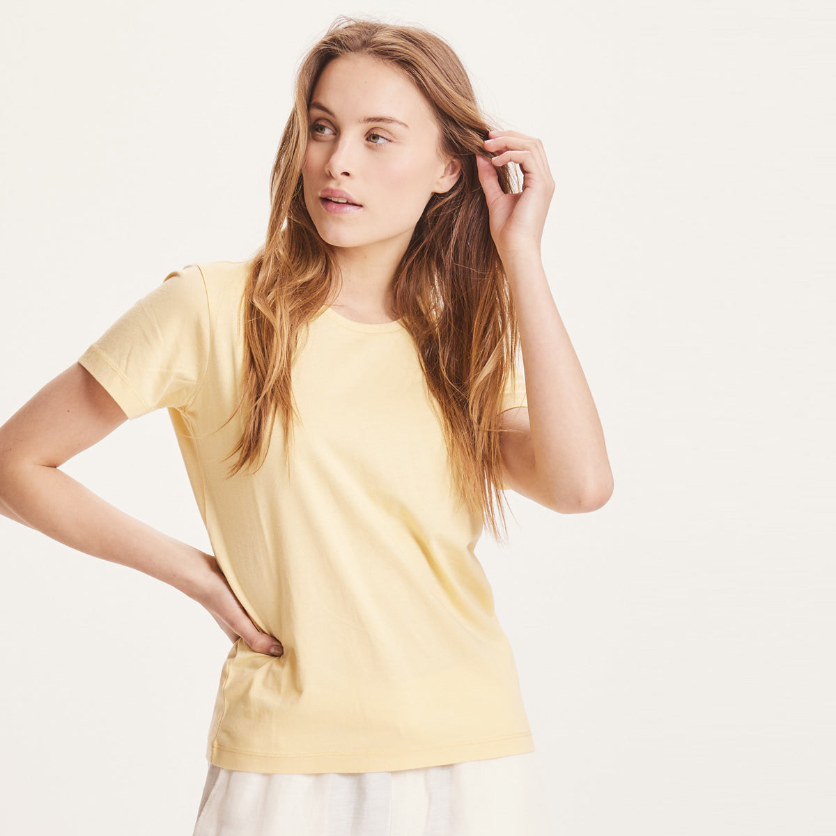 Basic Organic Cotton T-shirt GOTS - Impala - KNOWLEDGE COTTON APPAREL