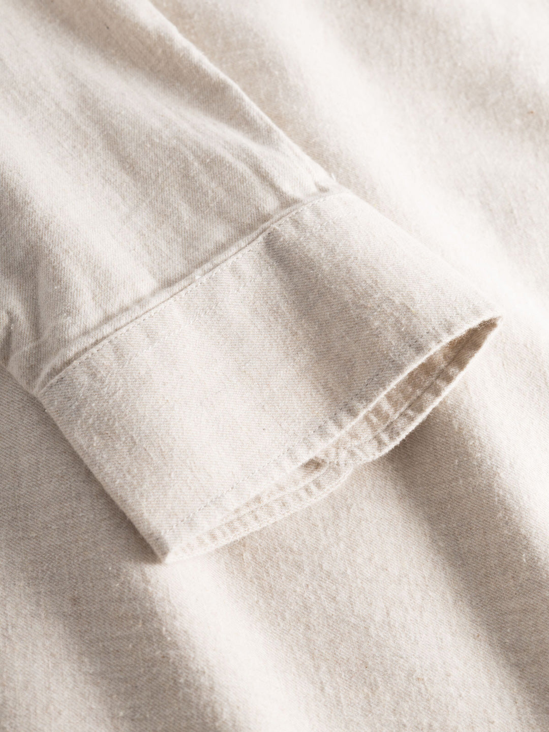 Flanellskjorta Melange Greige - KNOWLEDGE COTTON APPAREL