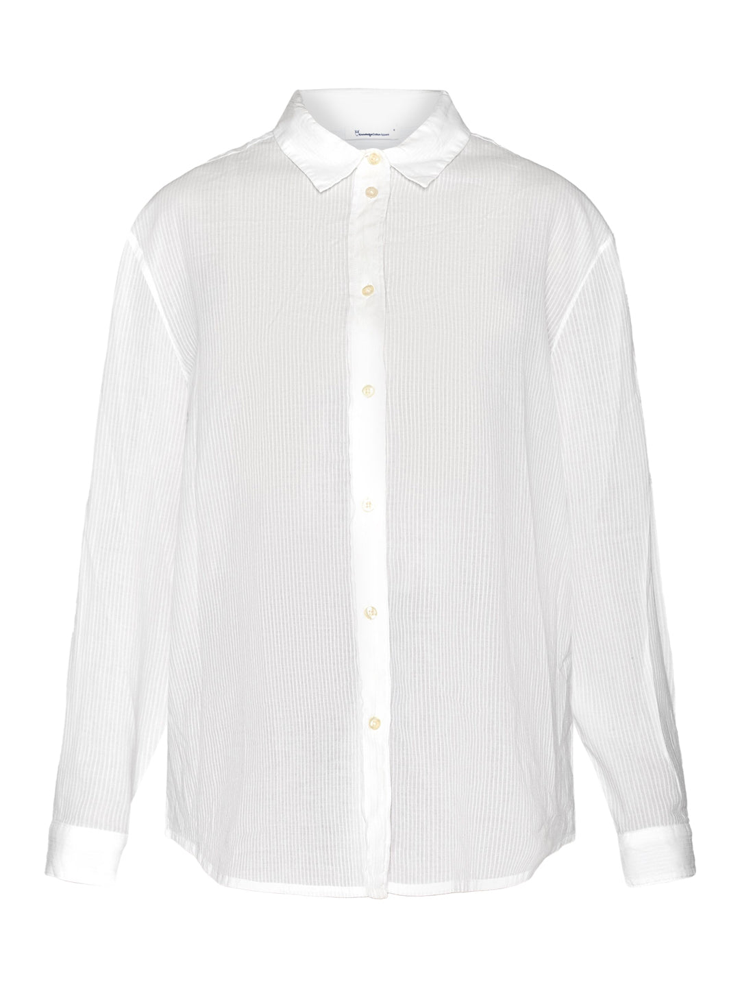 Loose Stripe Structure Shirt - KNOWLEDGE COTTON APPAREL