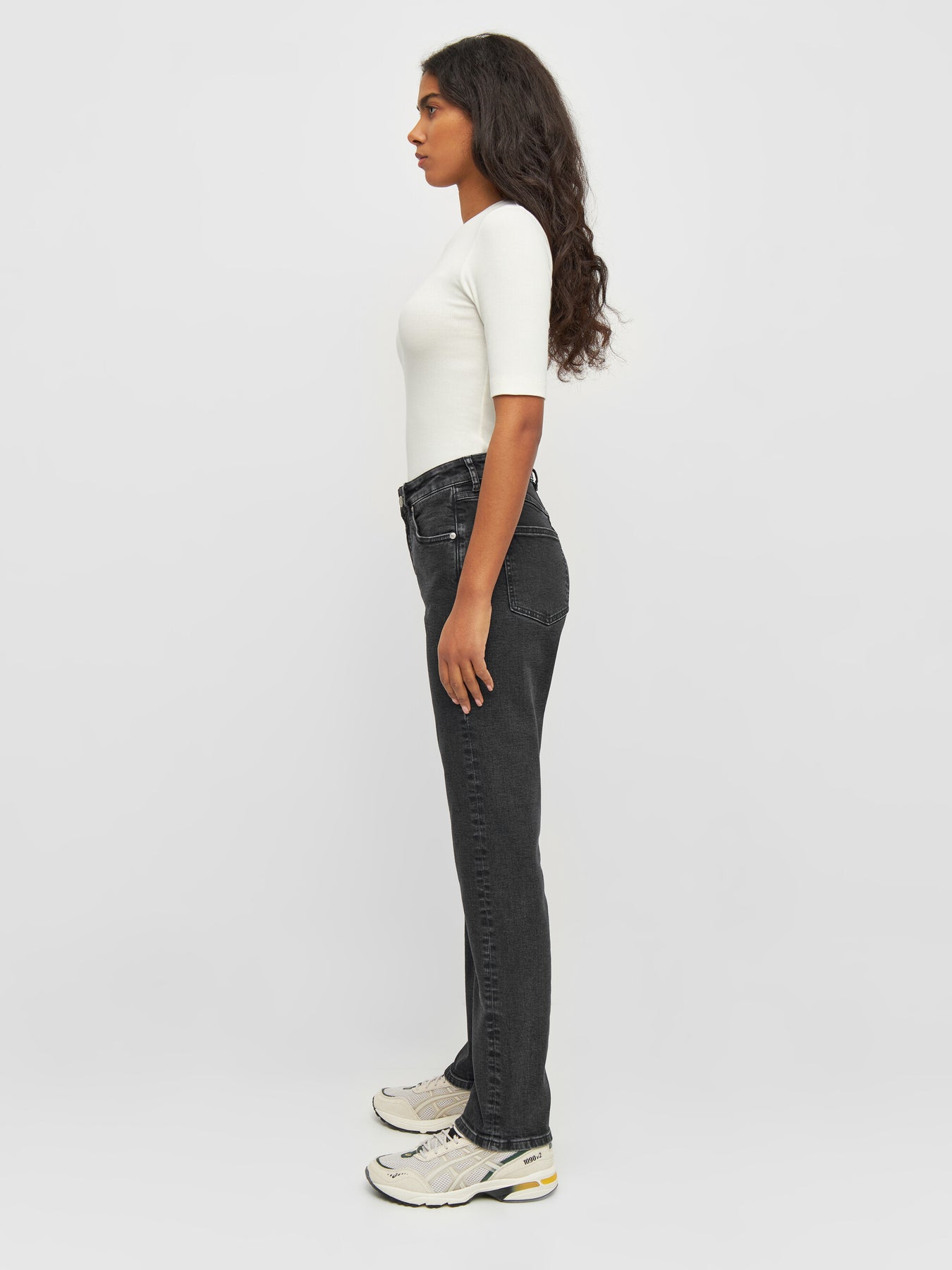 Iris Ekologiska Jeans Vegan Stretch Black Rinse - KNOWLEDGE COTTON APPAREL