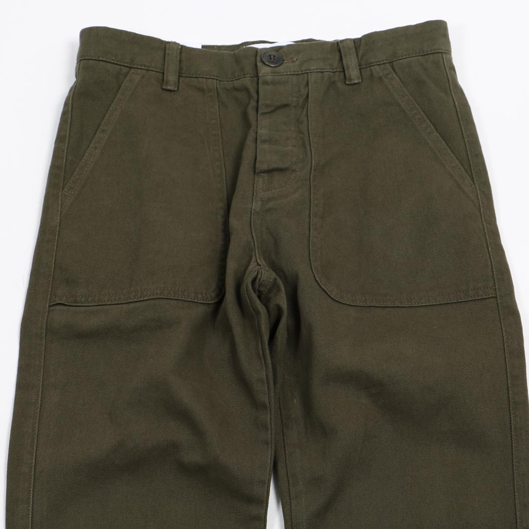 Loose Heavy Pants - Forest Night - KNOWLEDGE COTTON APPAREL