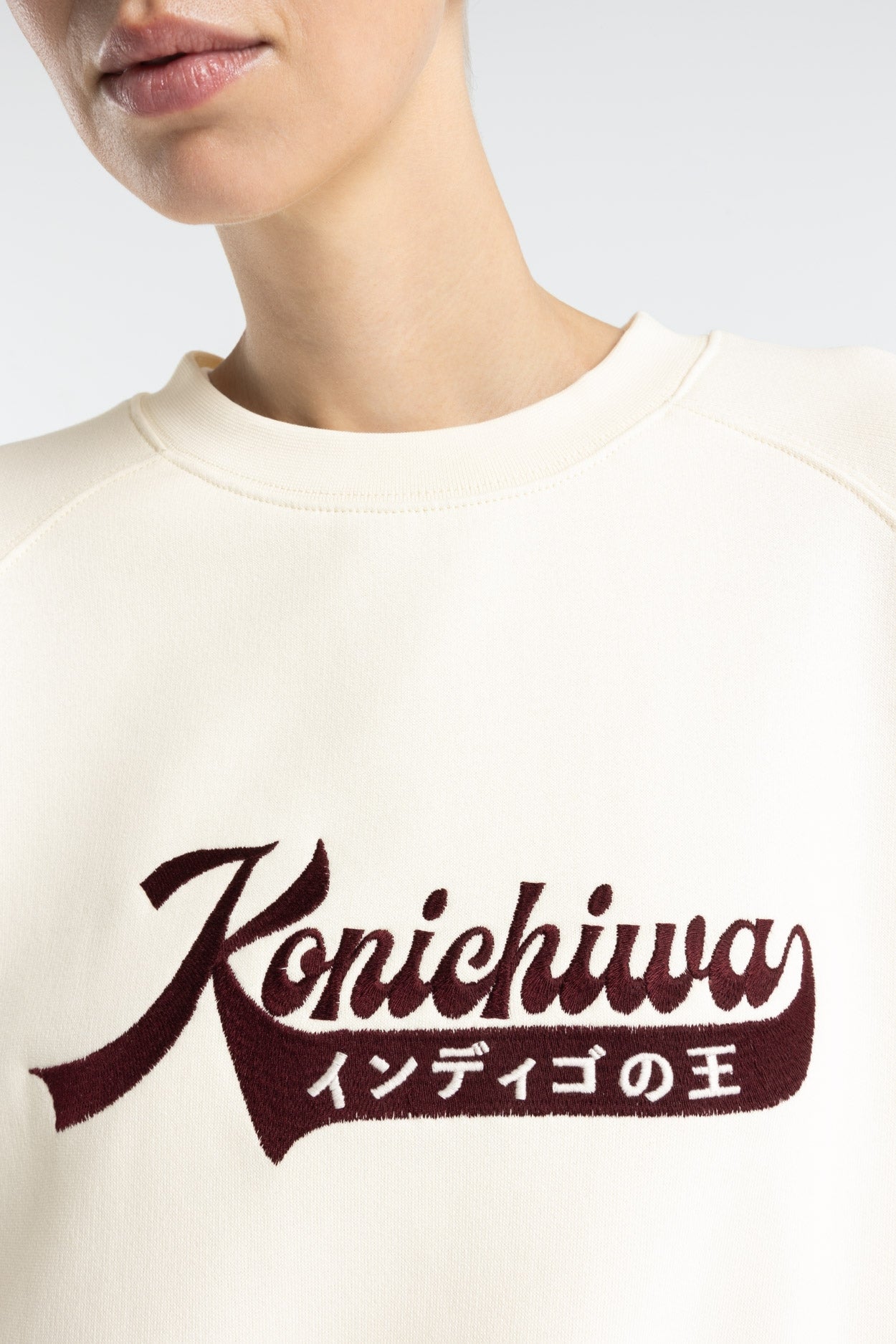 Tajima Konichiwa Cloud Dancer Sweatshirt