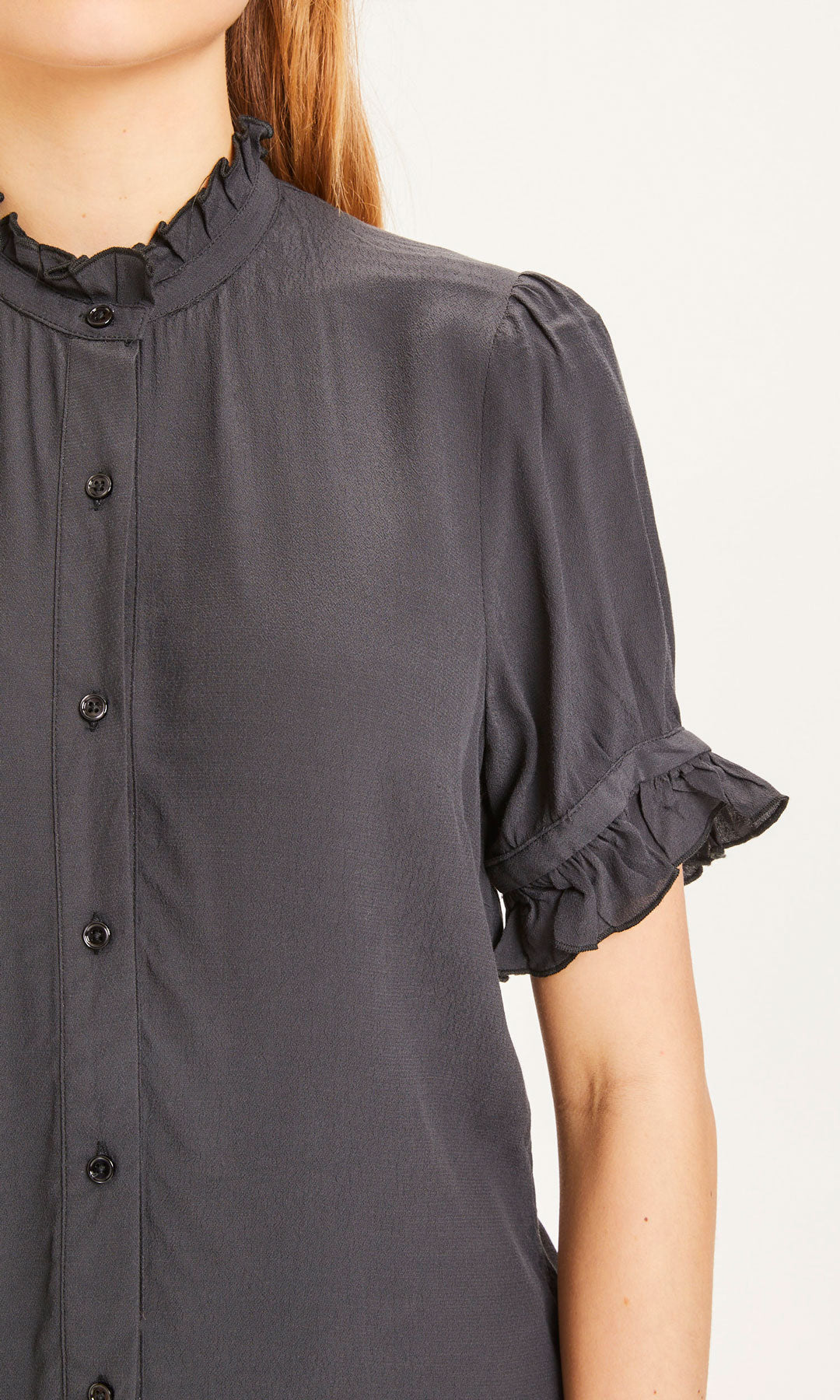 Veronica Jet Black - KNOWLEDGE COTTON APPAREL