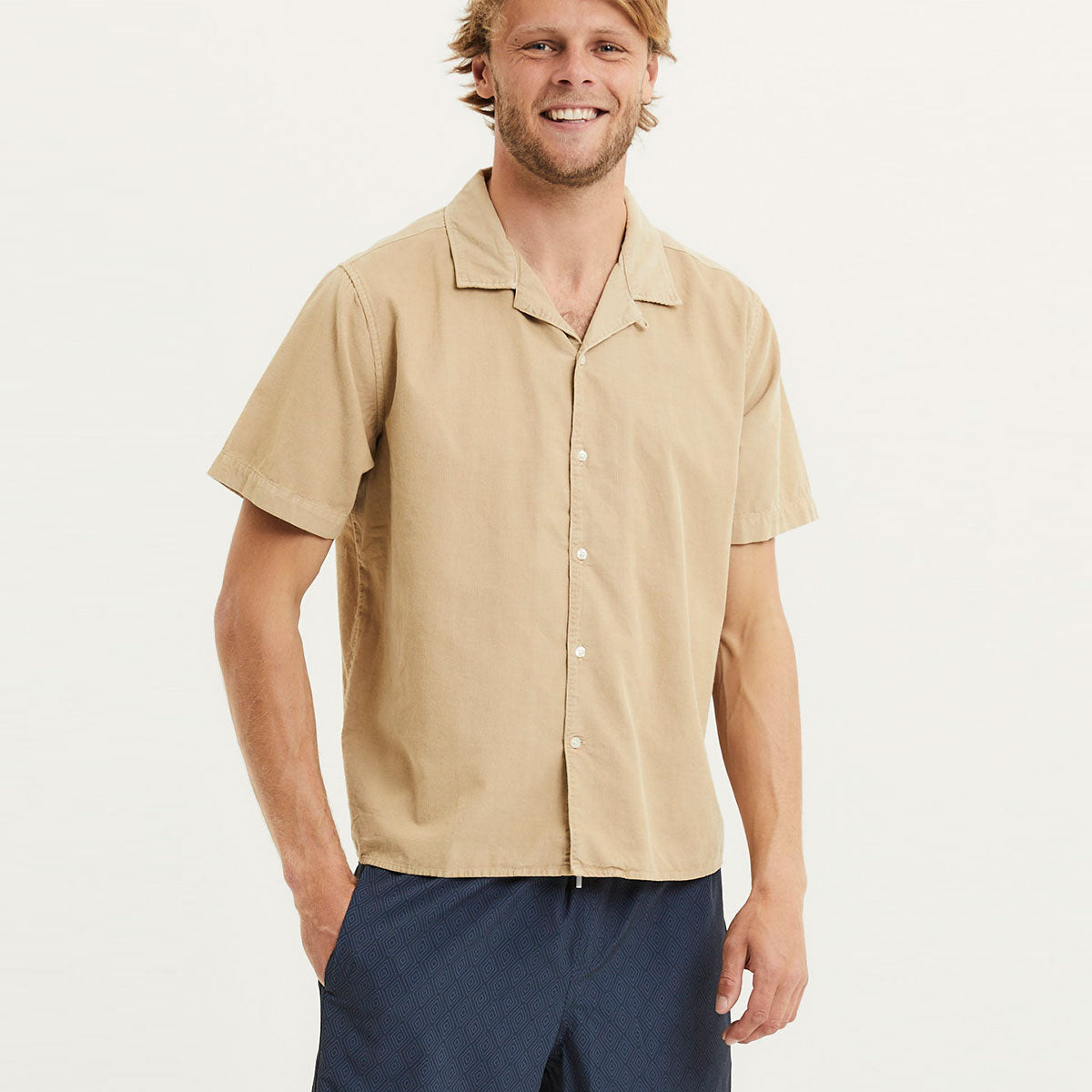 Wave Baby Cord Beige - KNOWLEDGE COTTON APPAREL