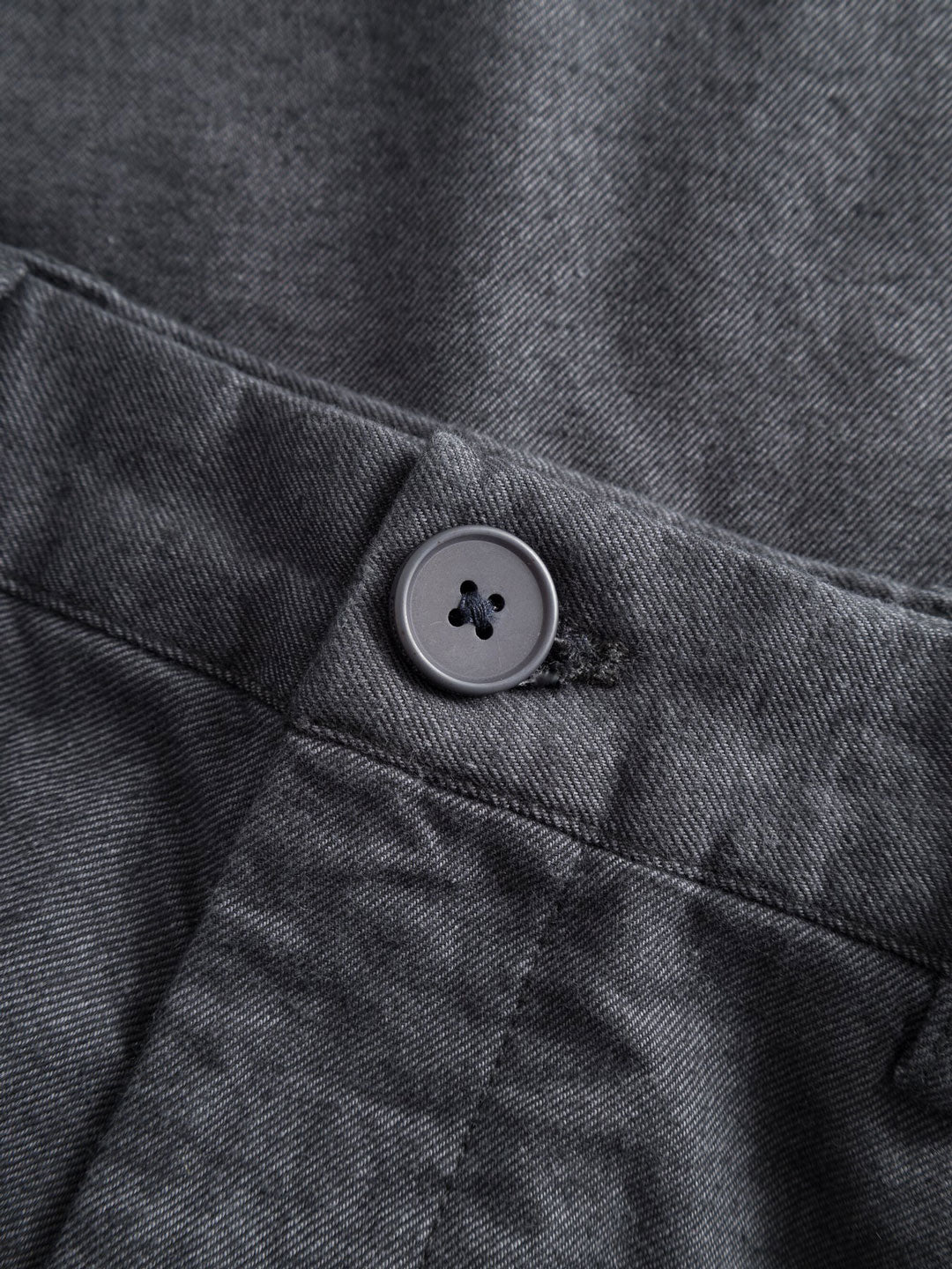 Chuck Regular Fit Flannel Chino Pants Mörkgrå - KNOWLEDGE COTTON APPAREL