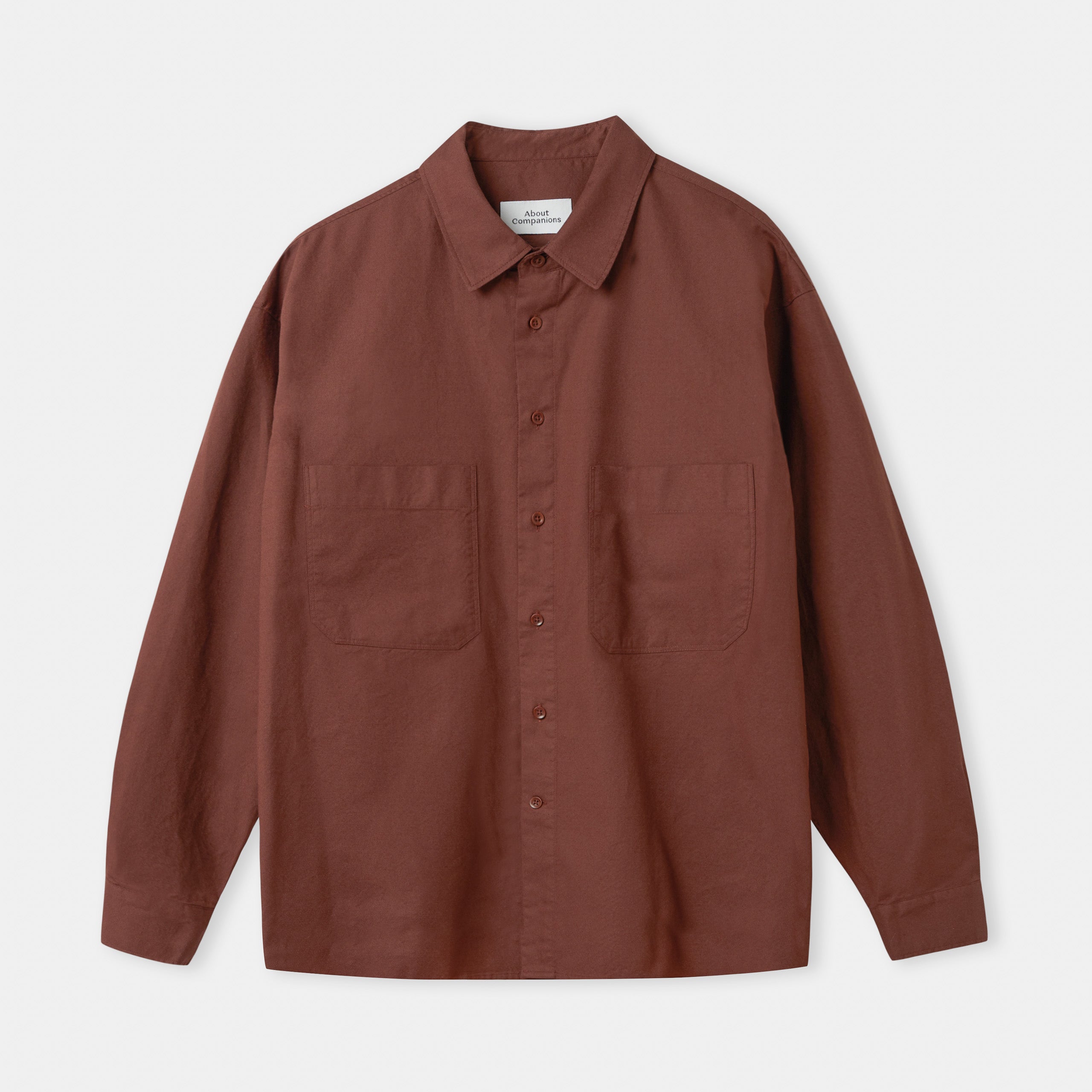 Dario Oversized Shirt Maroon