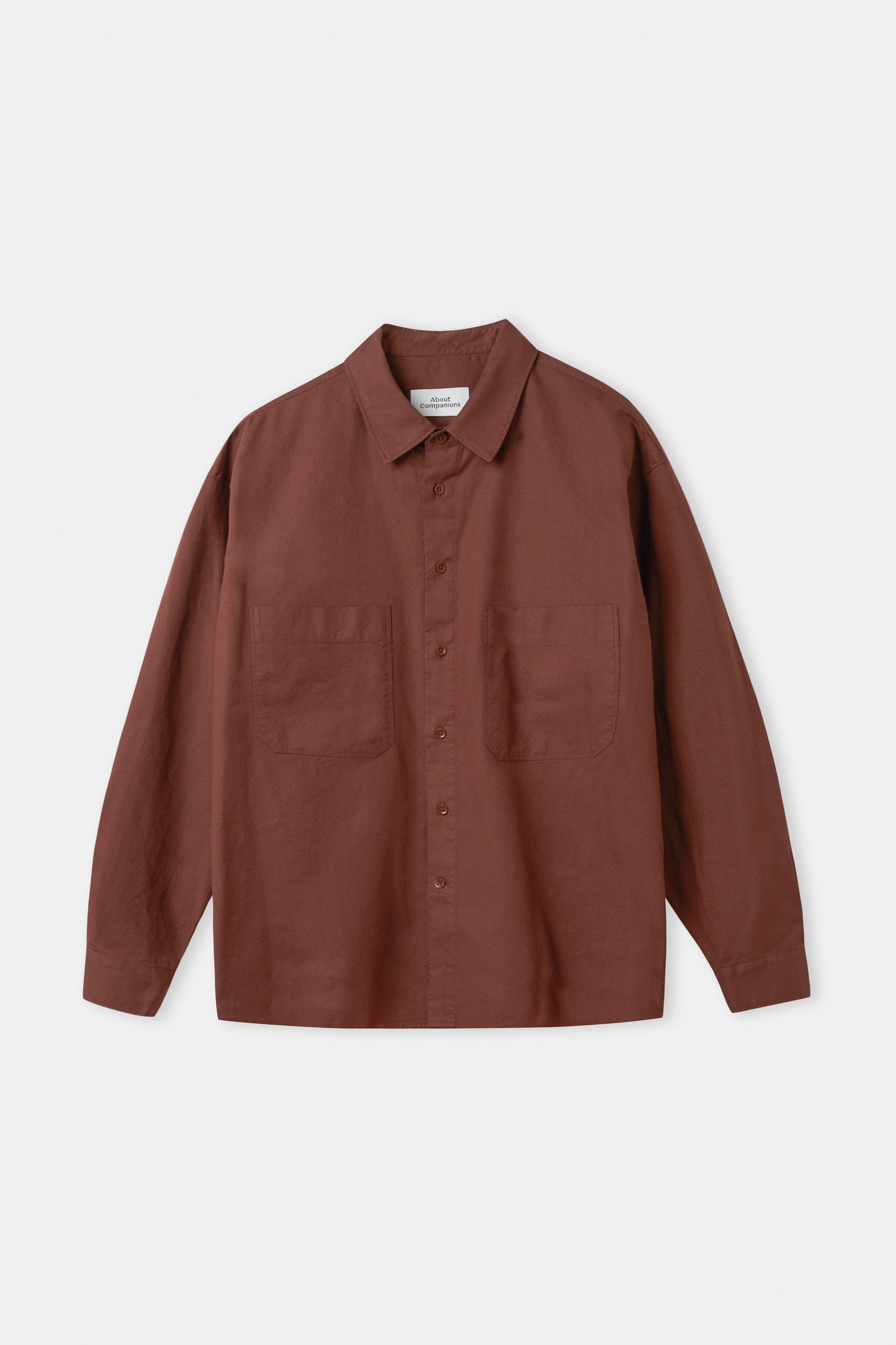 Dario Oversized Shirt Maroon