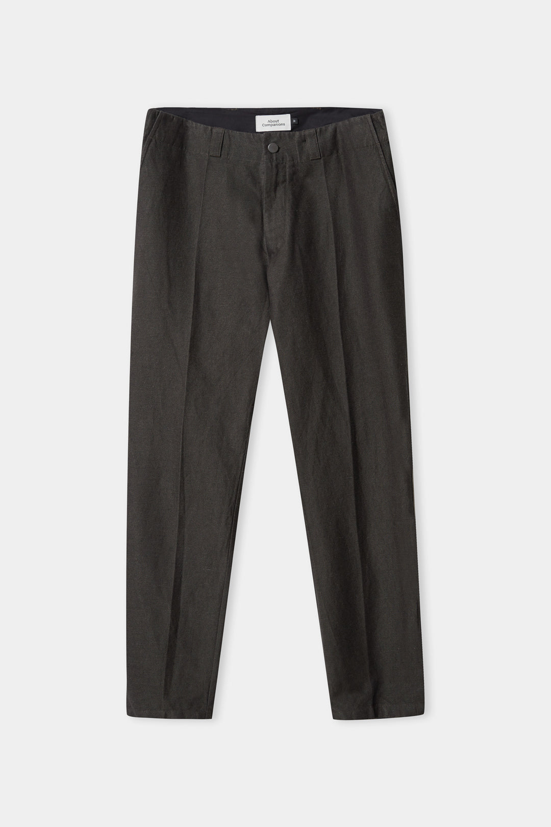 Jostha Winter Linen Trousers Black Olive