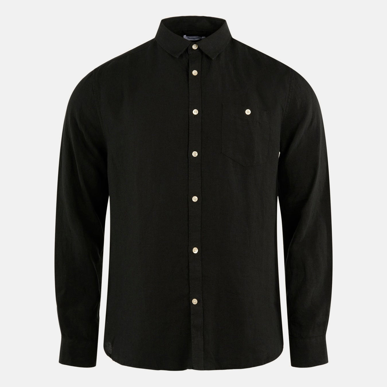 Larch Organic Linen Black - KNOWLEDGE COTTON APPAREL