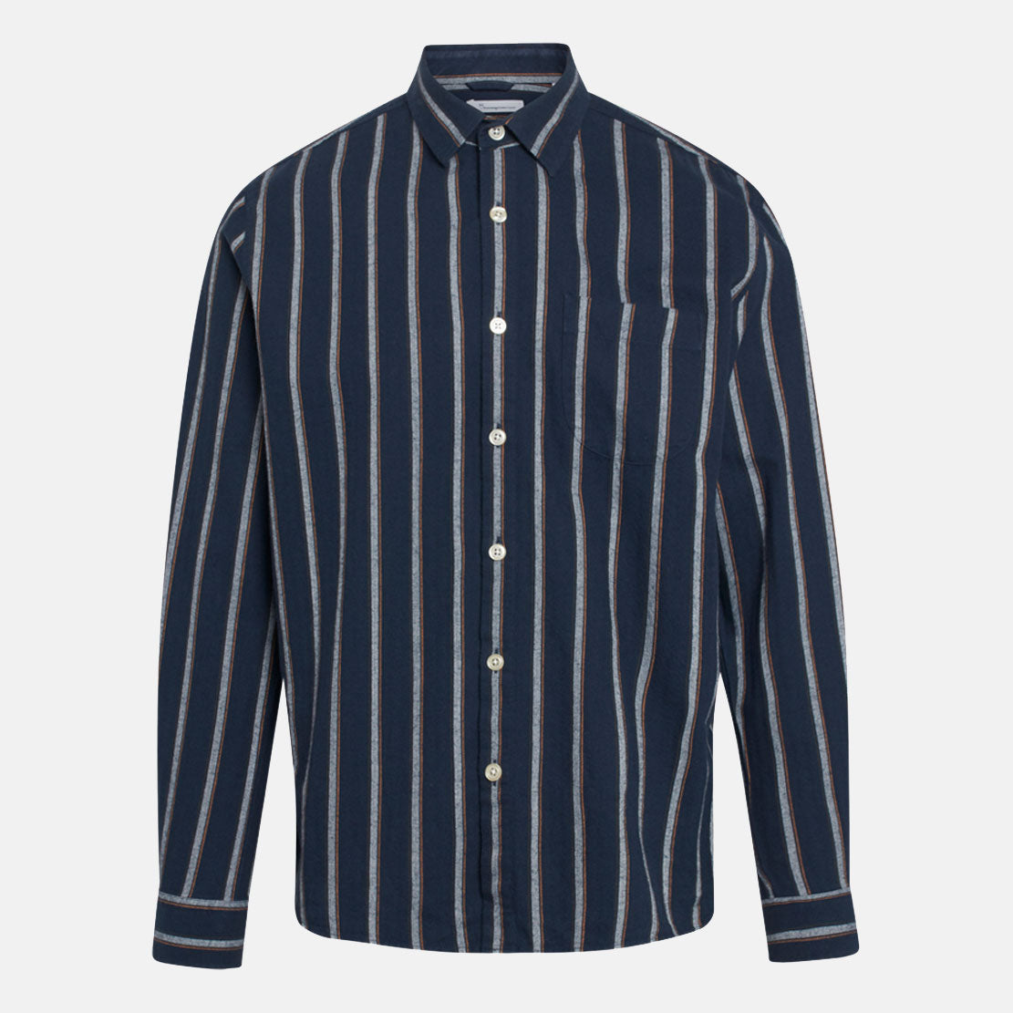 Larch Fishbone Striped - KNOWLEDGE COTTON APPAREL