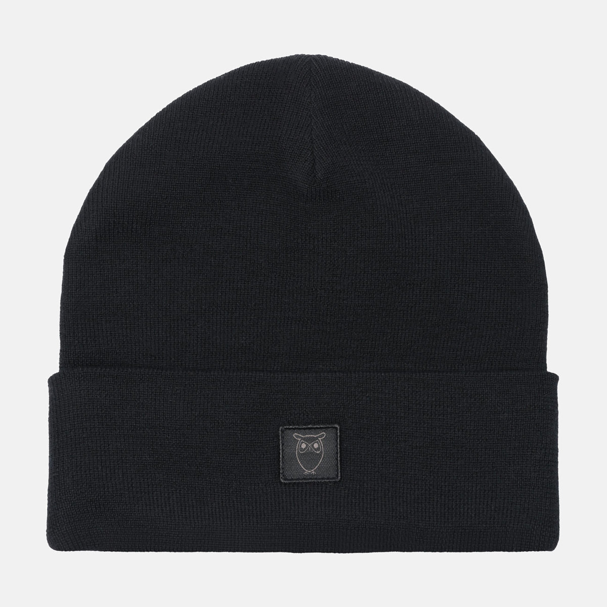 Merino Wool Beanie Black - KNOWLEDGE COTTON APPAREL