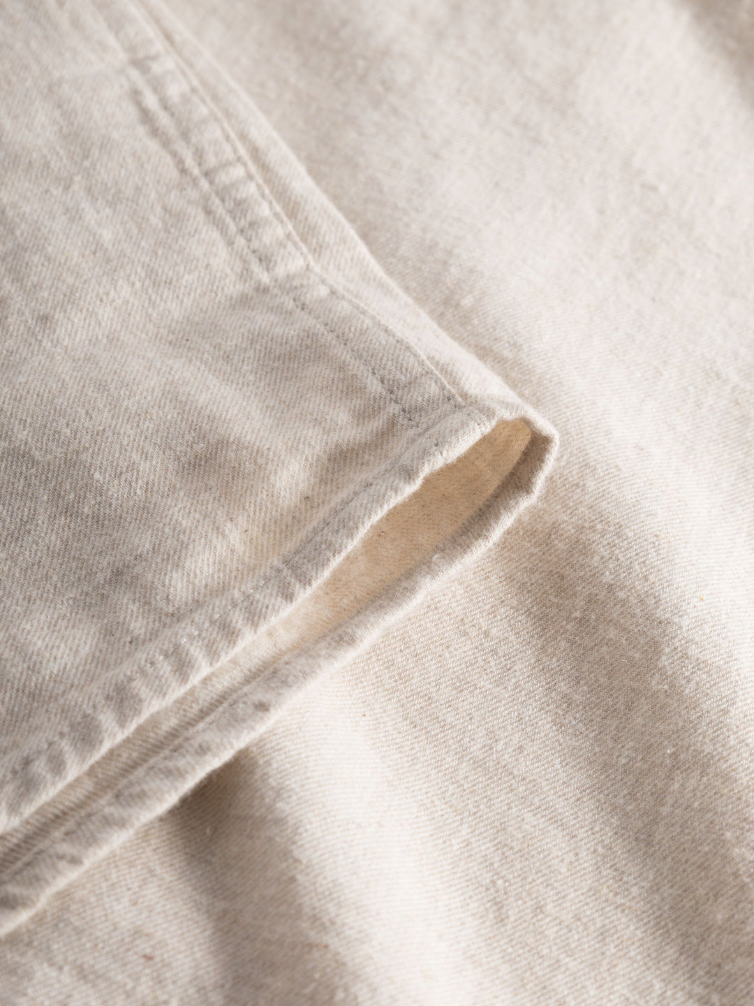 Flanellskjorta Melange Greige - KNOWLEDGE COTTON APPAREL