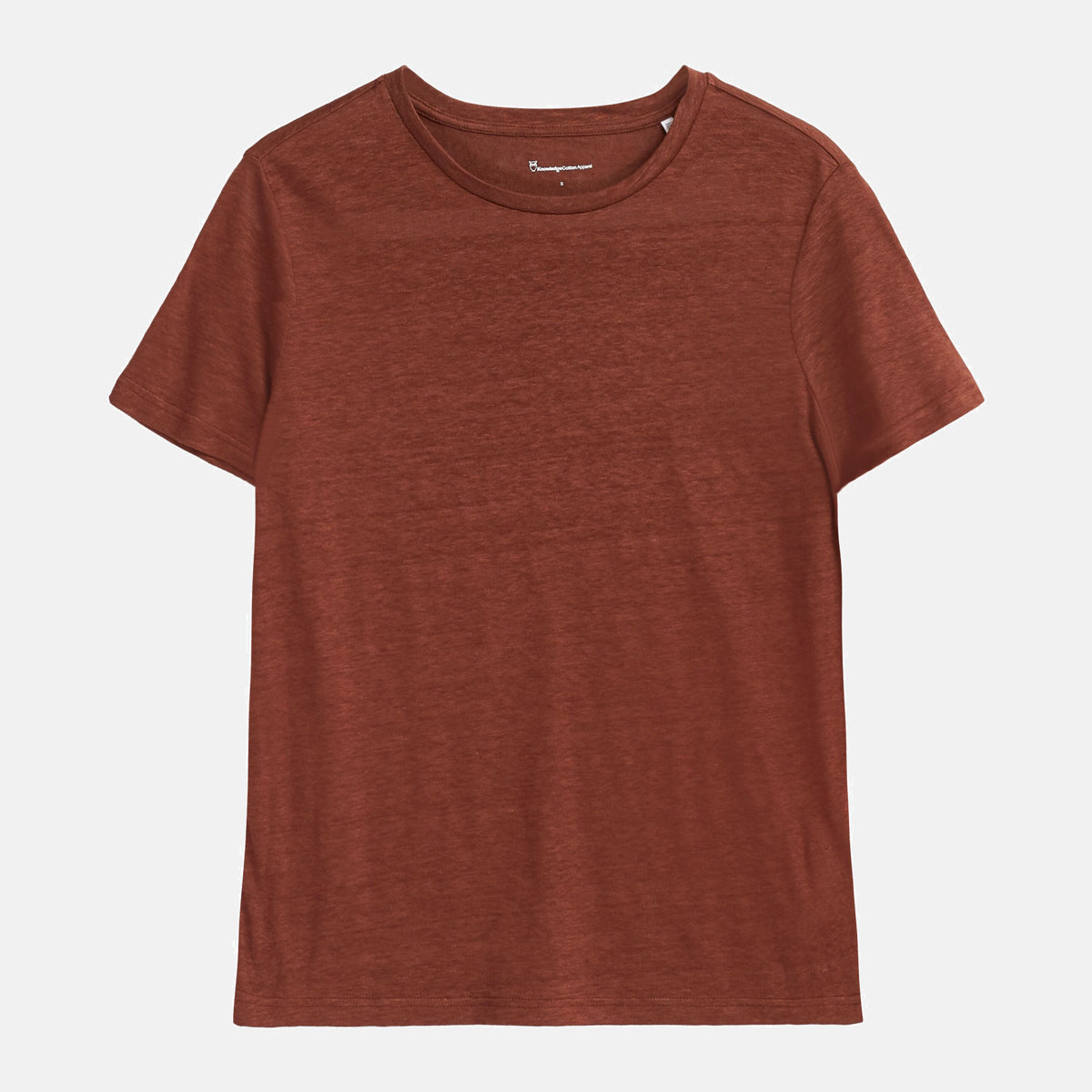 Regular Linen T-shirt Women's Tiramisu - KNOWLEDGE COTTON APPAREL