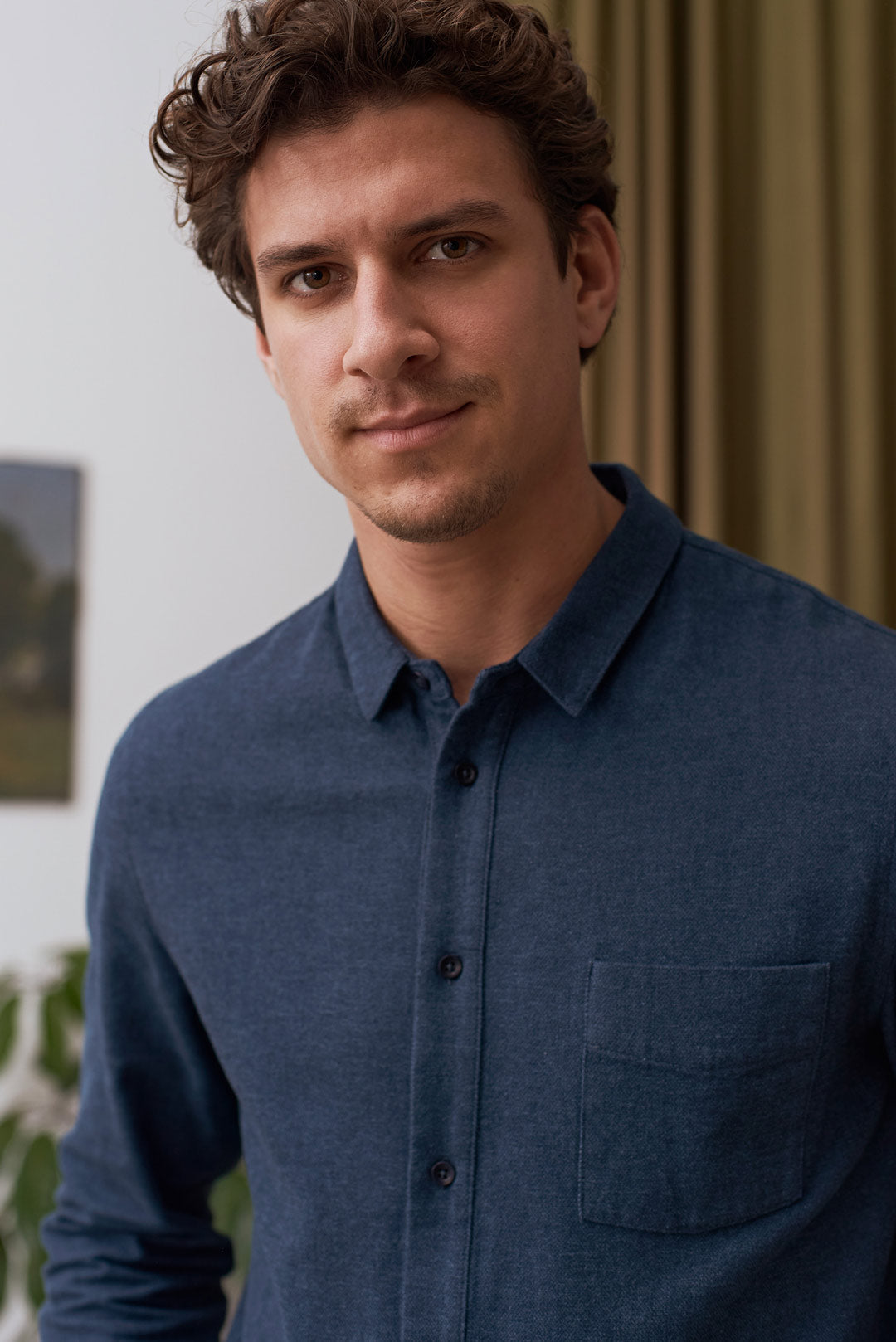 Simon Flannel Shirt Ocean Blue