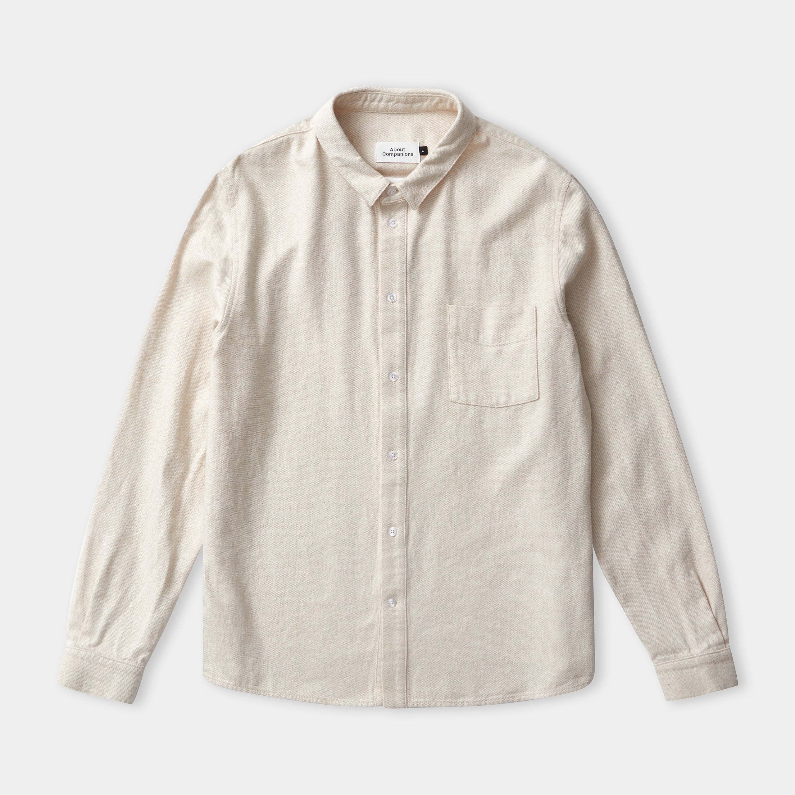 Simon Flannel Shirt Light Sand
