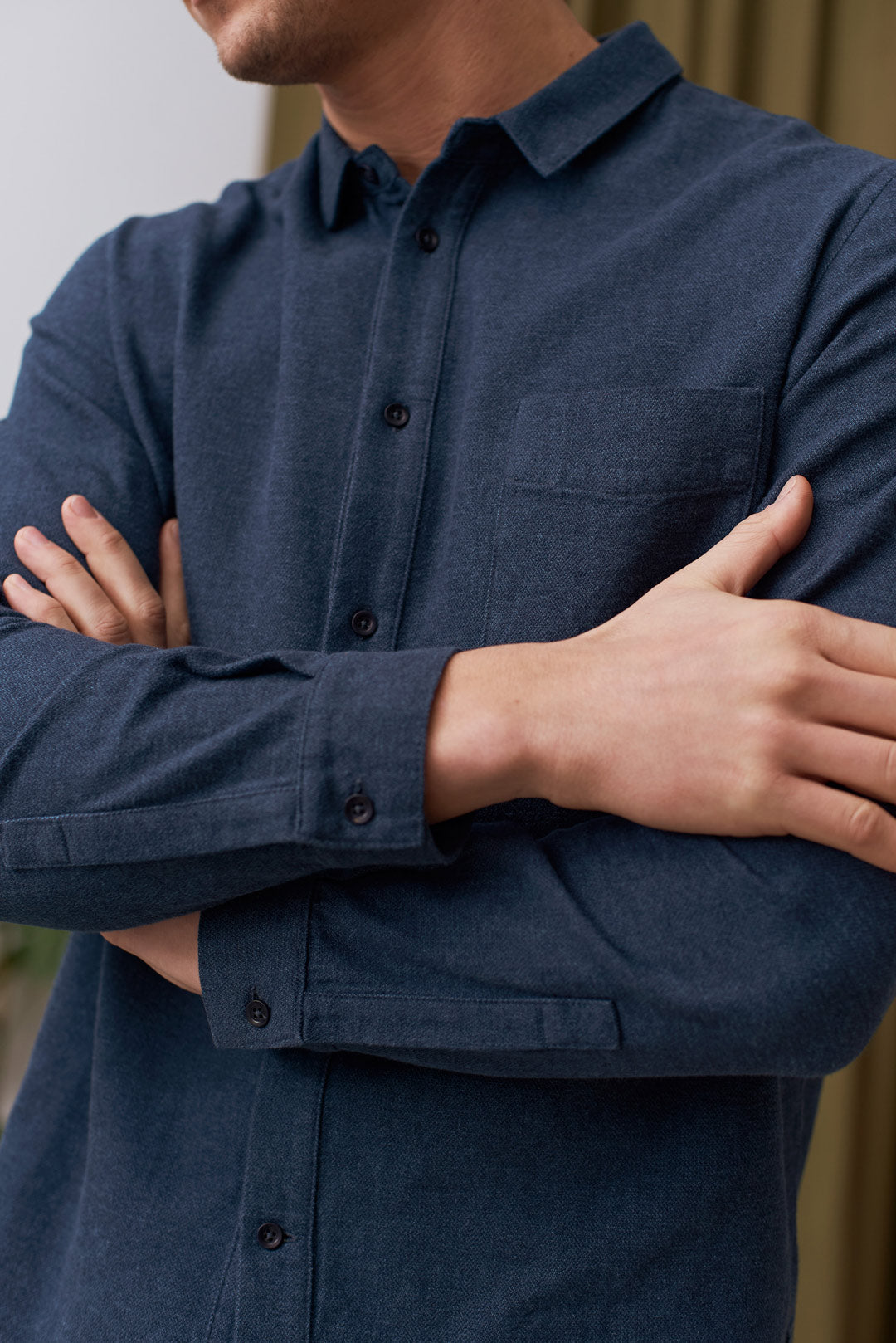 Simon Flannel Shirt Ocean Blue