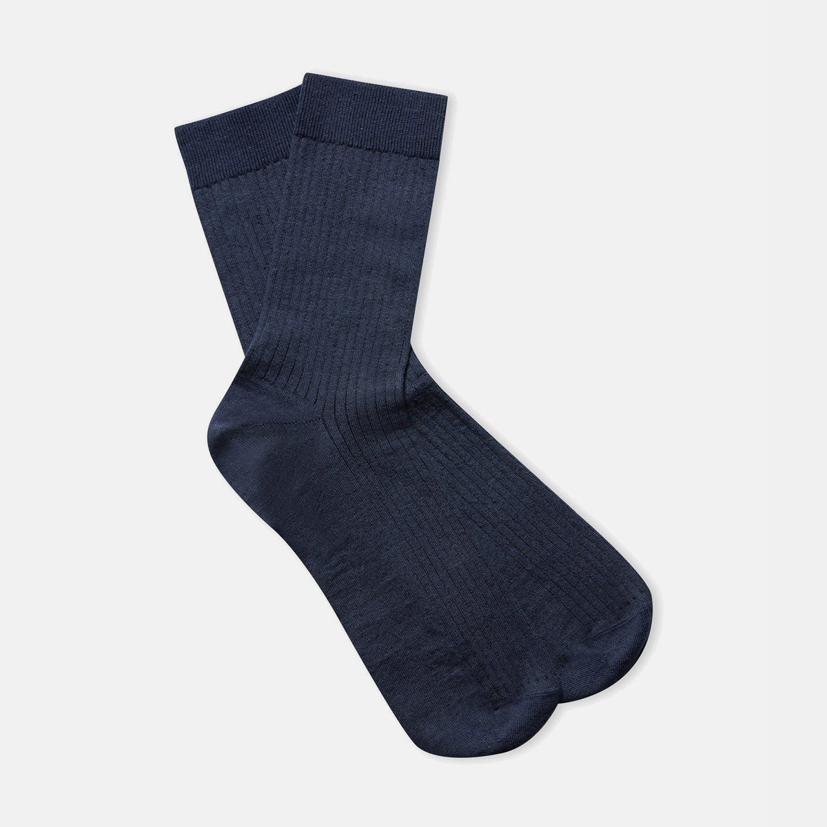 Linnestrumpor Marinblå