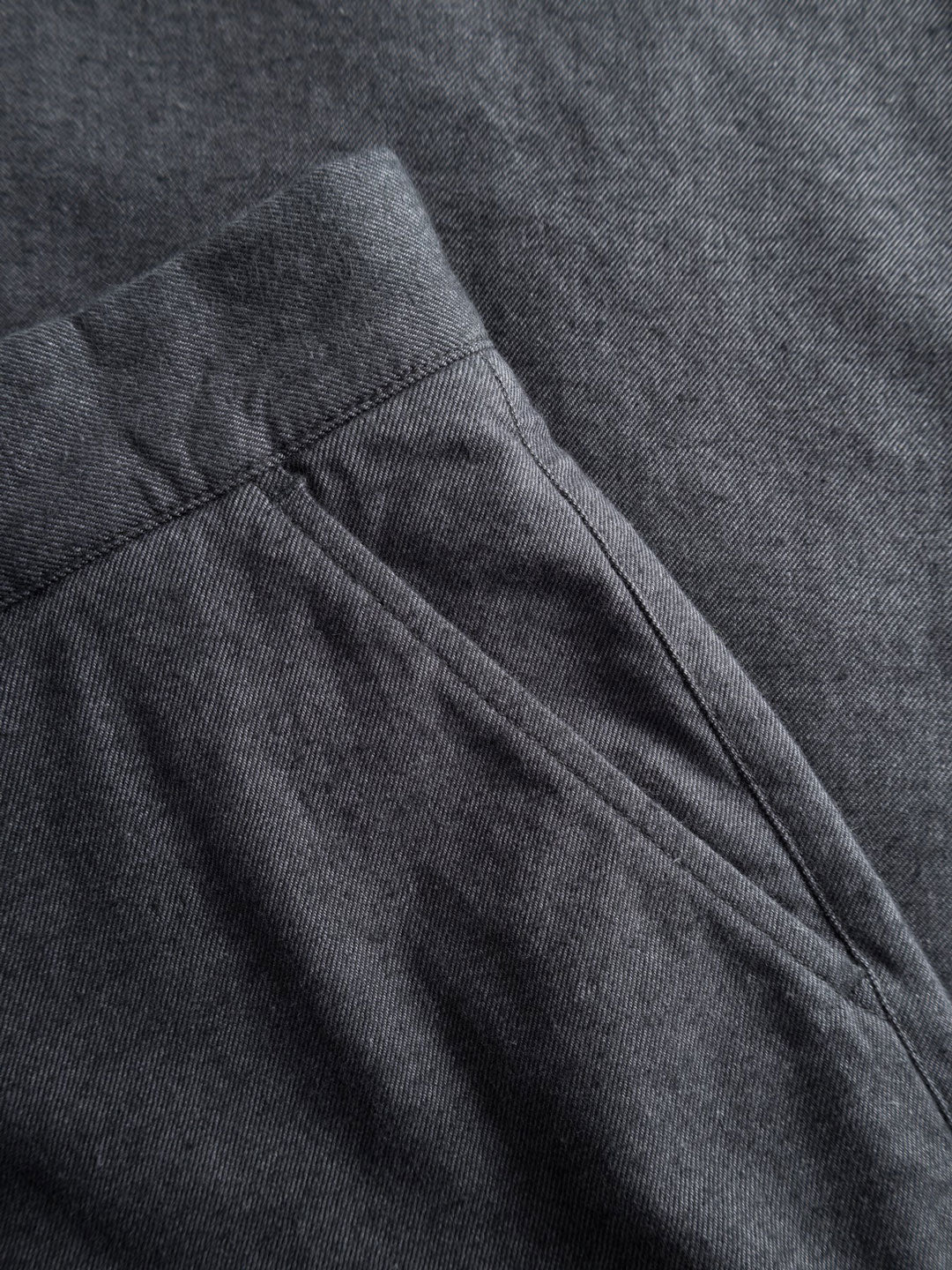 Chuck Regular Fit Flannel Chino Pants Mörkgrå - KNOWLEDGE COTTON APPAREL