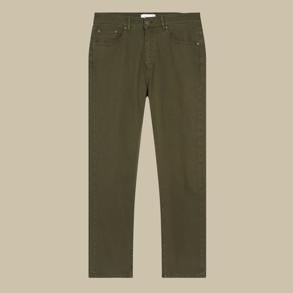 Tim Organic Stretch Canvas Chinos Forest Night -  KNOWLEDGE COTTON APPAREL