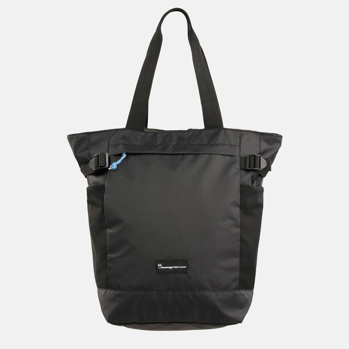 Packable Tote Backpack 25L Jet Black - KNOWLEDGE COTTON APPAREL