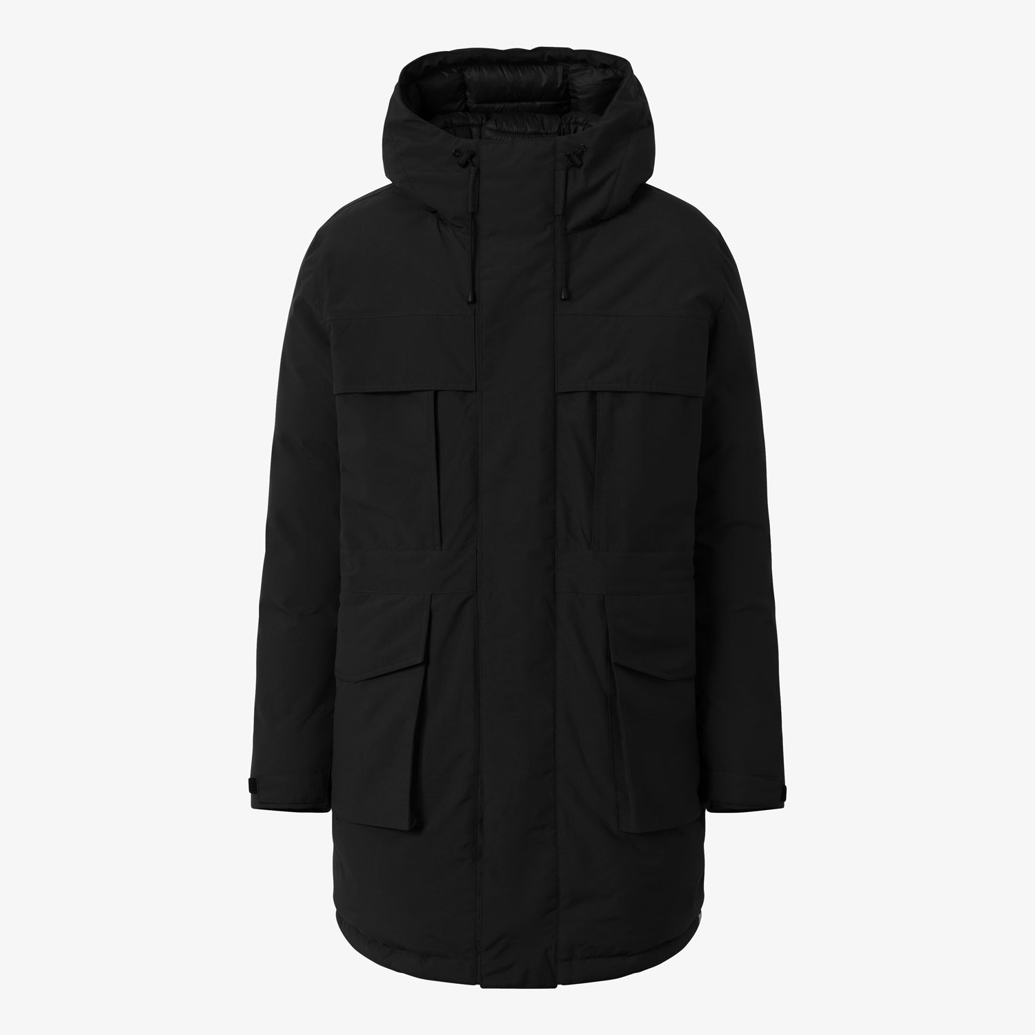 Apex Canvas Parka Winter Black - KNOWLEDGE COTTON APPAREL