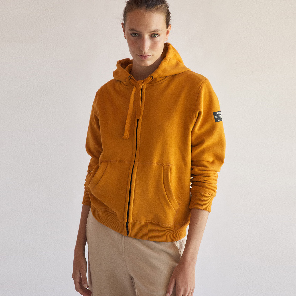 Basic Hoodie Old Mustard - ECOALF