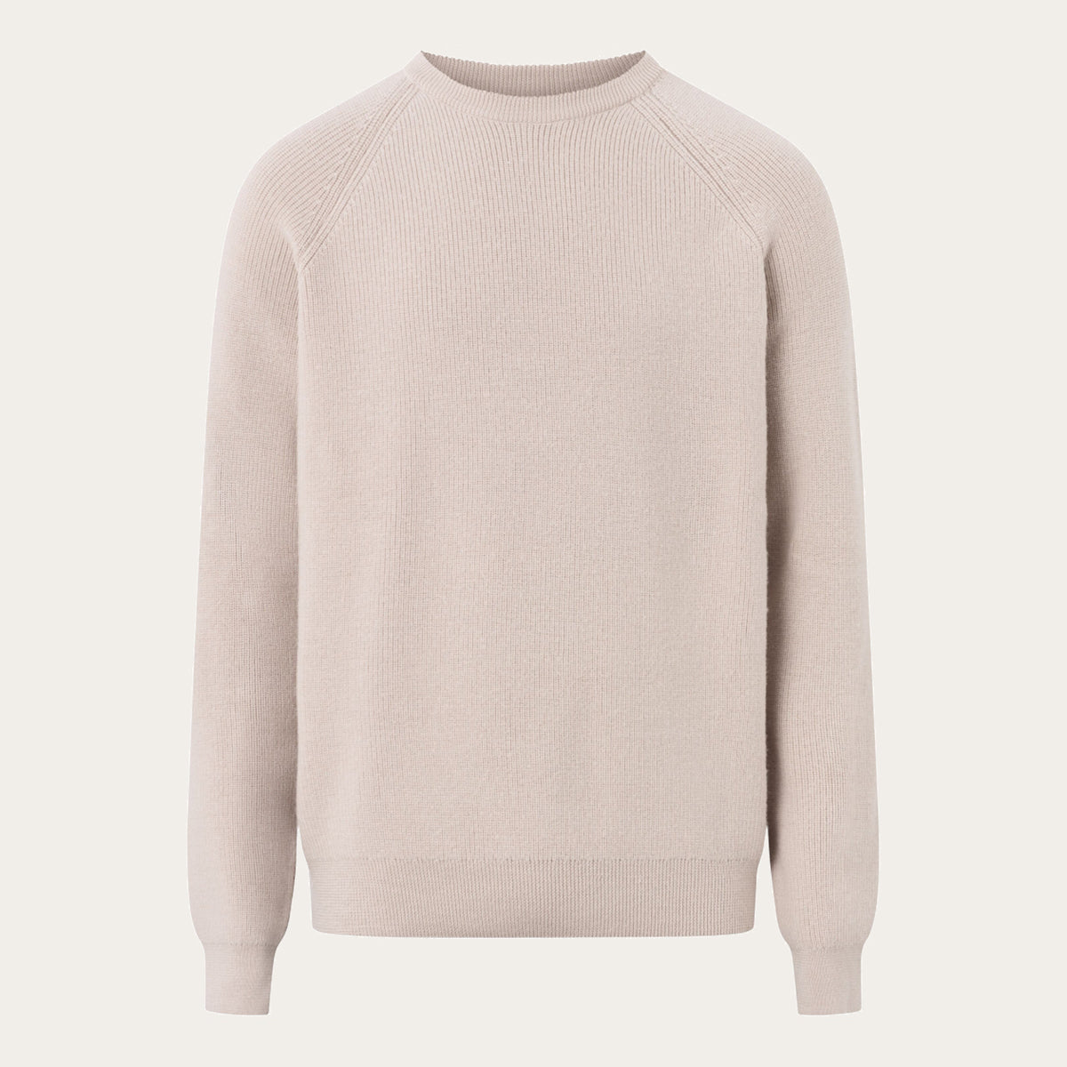 Stickad Tröja Ekologisk Bomull Beige - KNOWLEDGE COTTON APPAREL