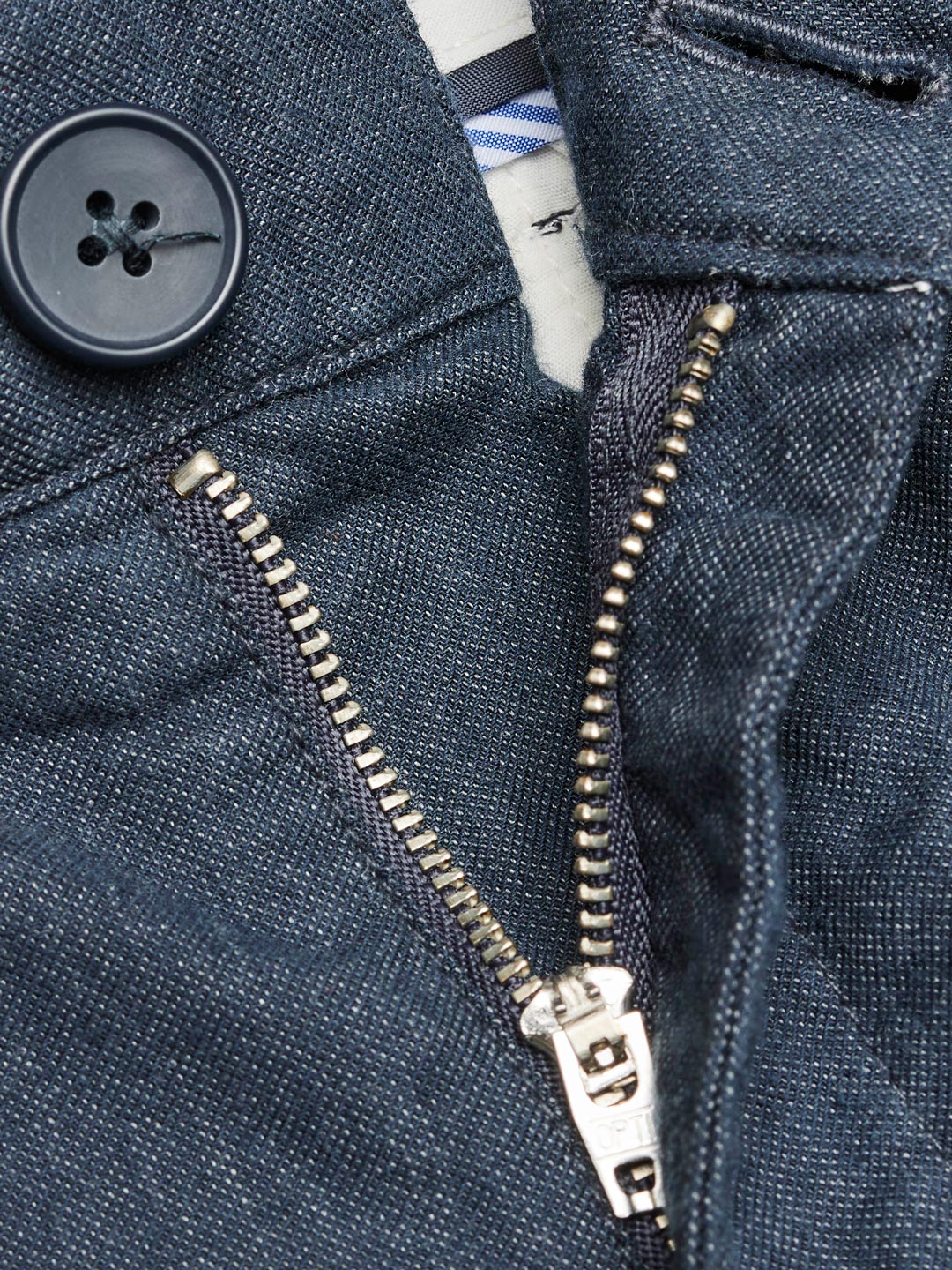 Chuck Twill Flannel Chinos Total Eclipse - KNOWLEDGE COTTON APPAREL