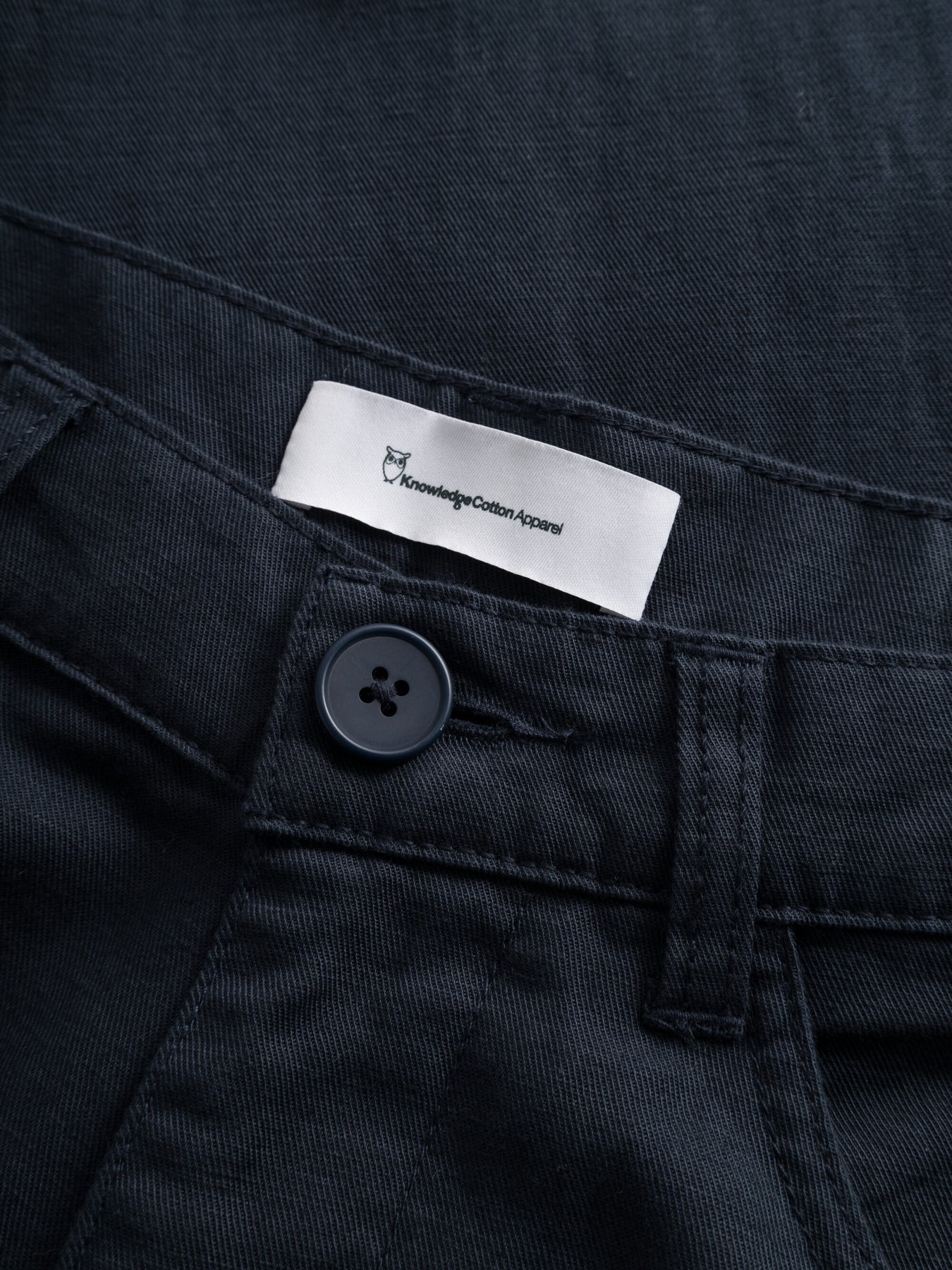 Tim Loose Organic Linen Cotton Mix Navy -  KNOWLEDGE COTTON APPAREL