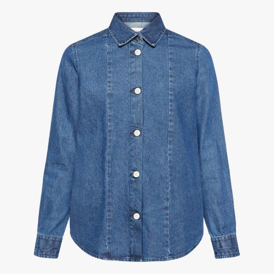 Denim Shirt Dark Blue - KNOWLEDGE COTTON APPAREL