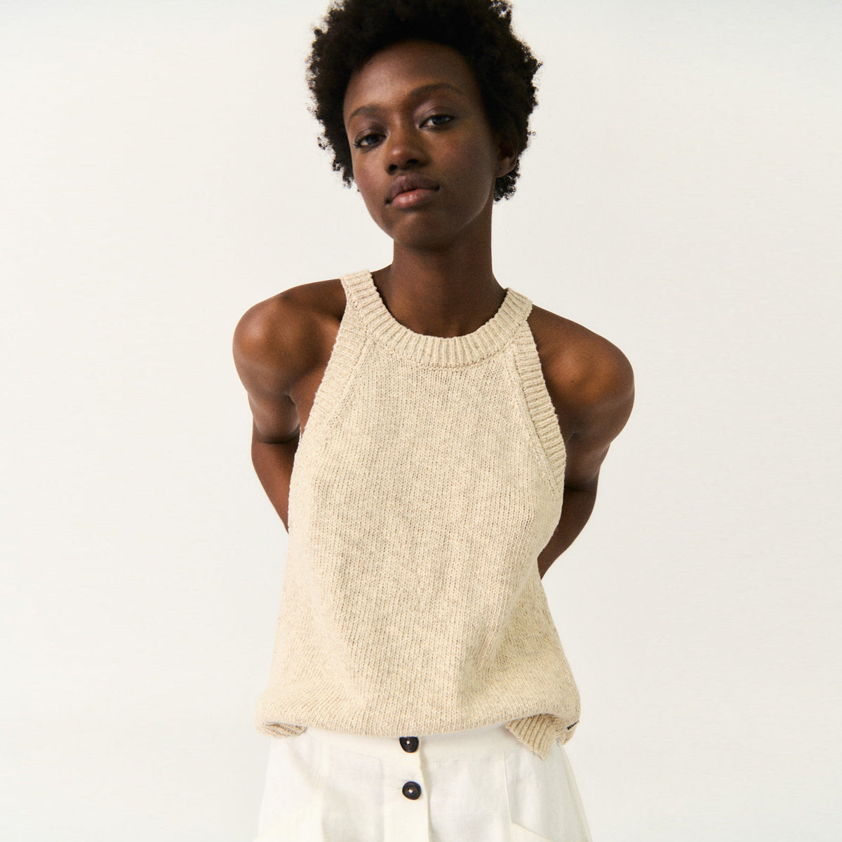 Brezo Top Knit Linen Mix - ECOALF