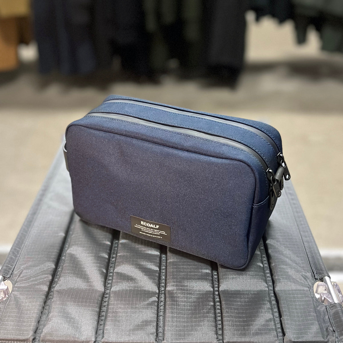 Sport Toiletry Bag & Vanity Case Navy - ECOALF