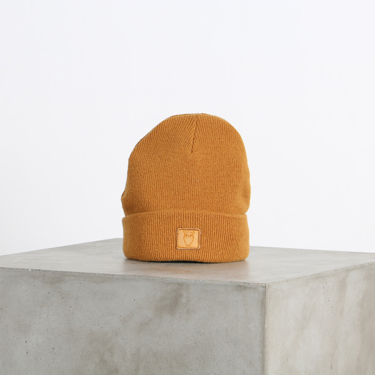Kids Wool Beanie Brown - KNOWLEDGE COTTON APPAREL