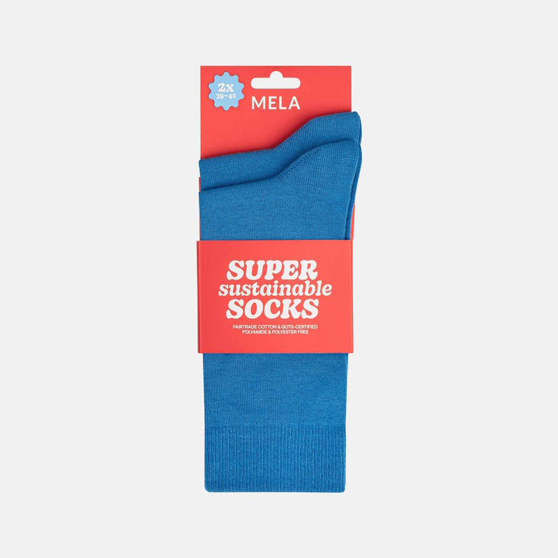 2-pack Super Sustainable Socks Azur