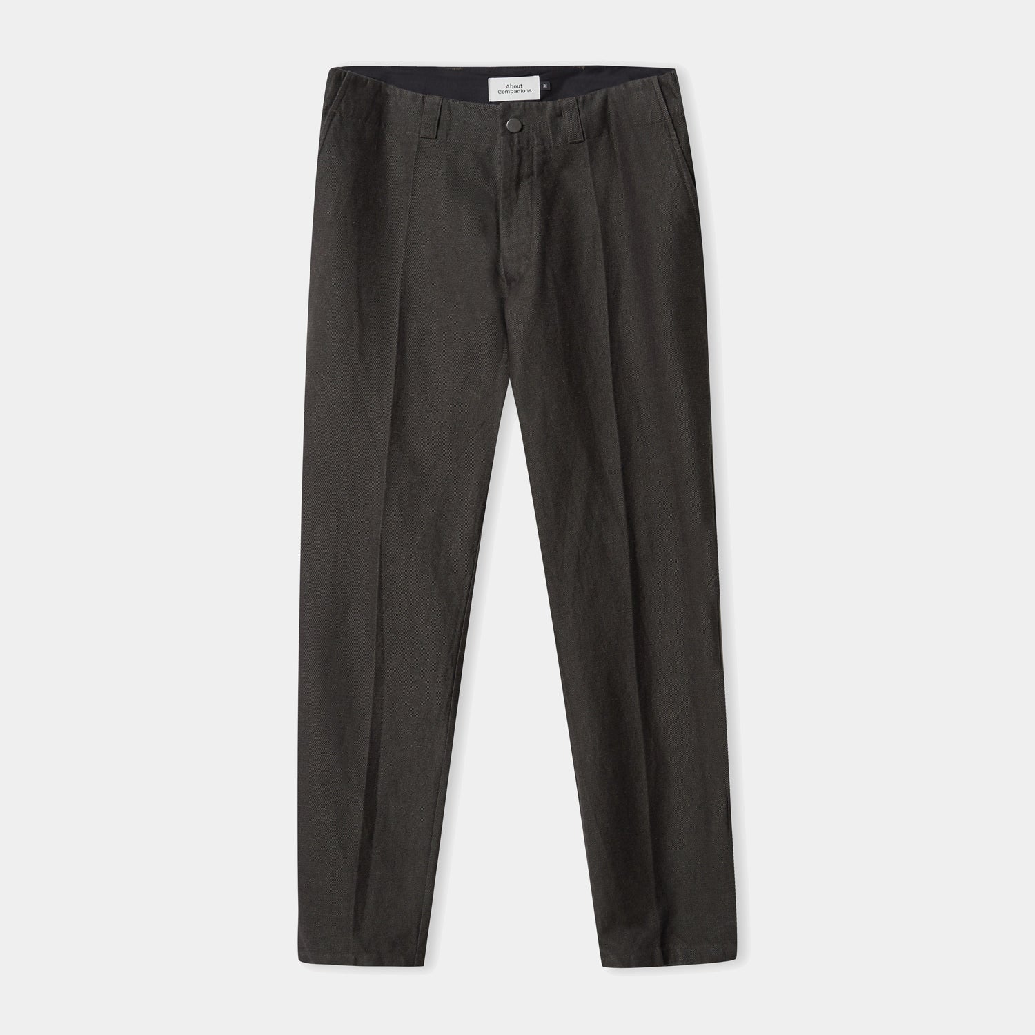 Jostha Winter Linen Trousers Black Olive