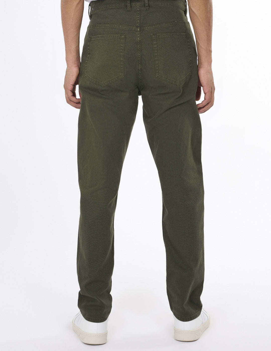 Tim Organic Stretch Canvas Chinos Forest Night -  KNOWLEDGE COTTON APPAREL