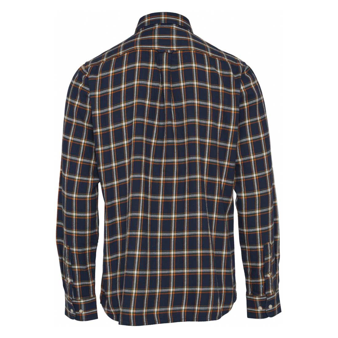 Ekologisk Rutig Flanellskjorta - Navy