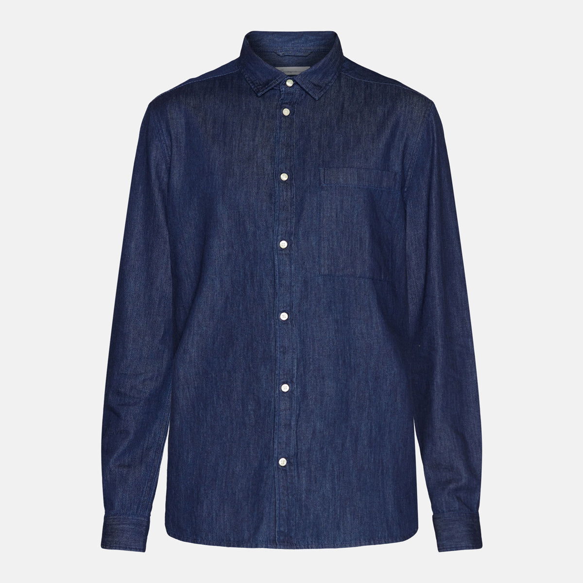 Loose Indigo Denim Shirt - KNOWLEDGE COTTON APPAREL