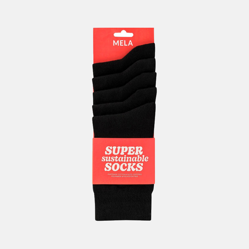 5-pack Super Sustainable Socks Black