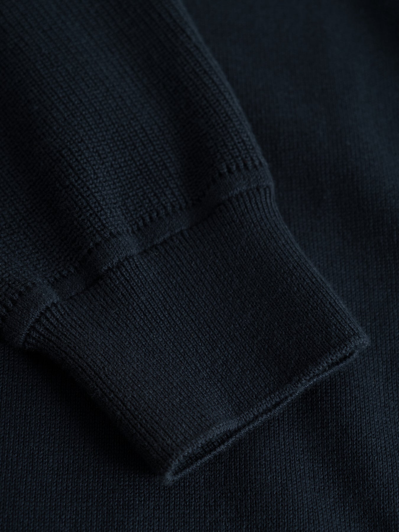 Stickad Tröja Ekologisk Bomull Marinblå - KNOWLEDGE COTTON APPAREL