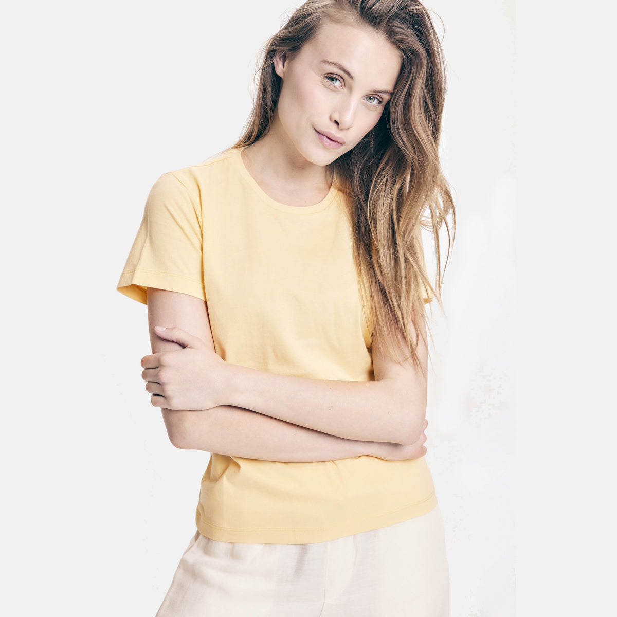 Basic Organic Cotton T-shirt GOTS - Impala - KNOWLEDGE COTTON APPAREL