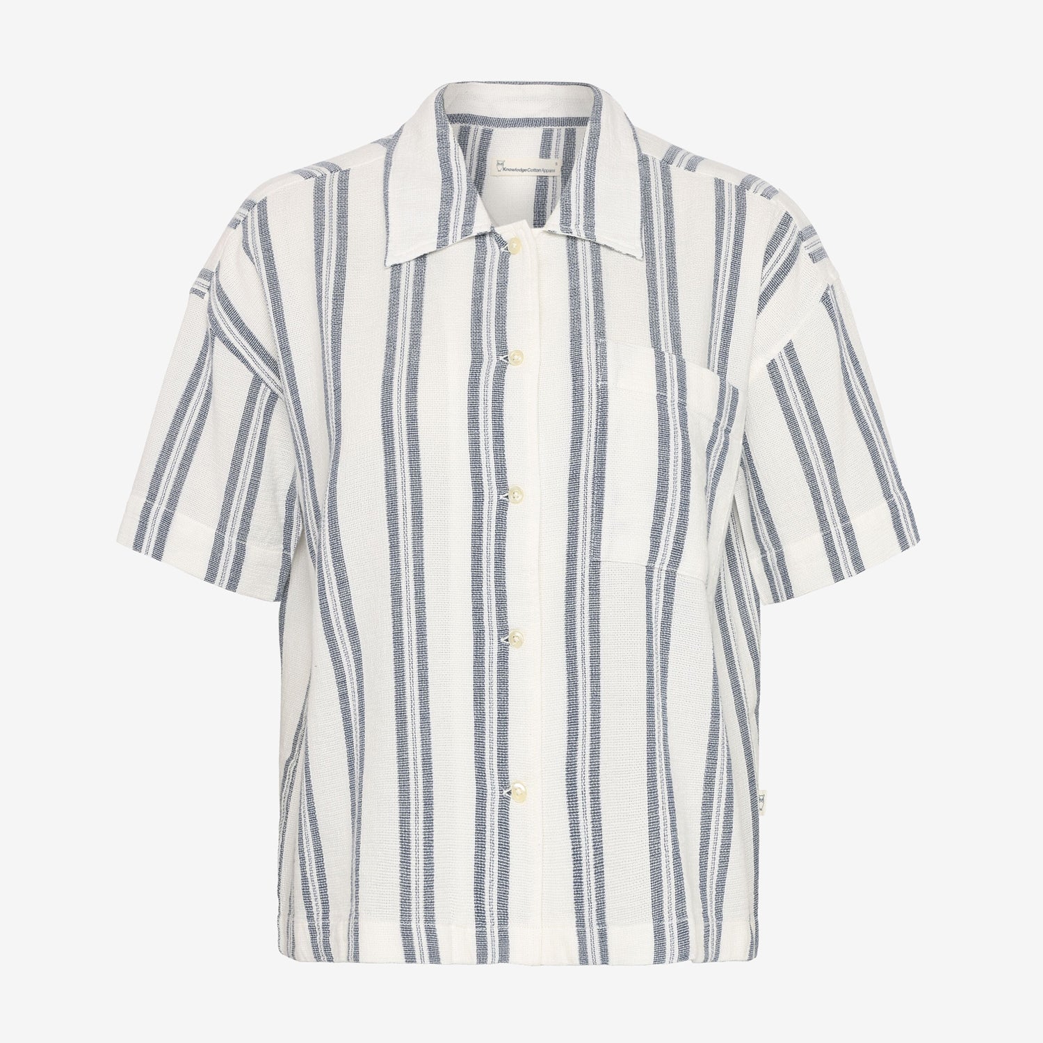 Striped Short Sleeved Women's Shirt
