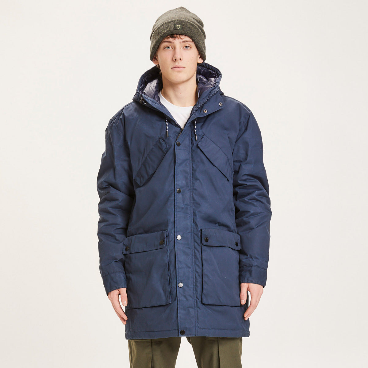 Nordic Legacy Expedition Jacket Total Eclipse - KNOWLEDGE COTTON APPAREL