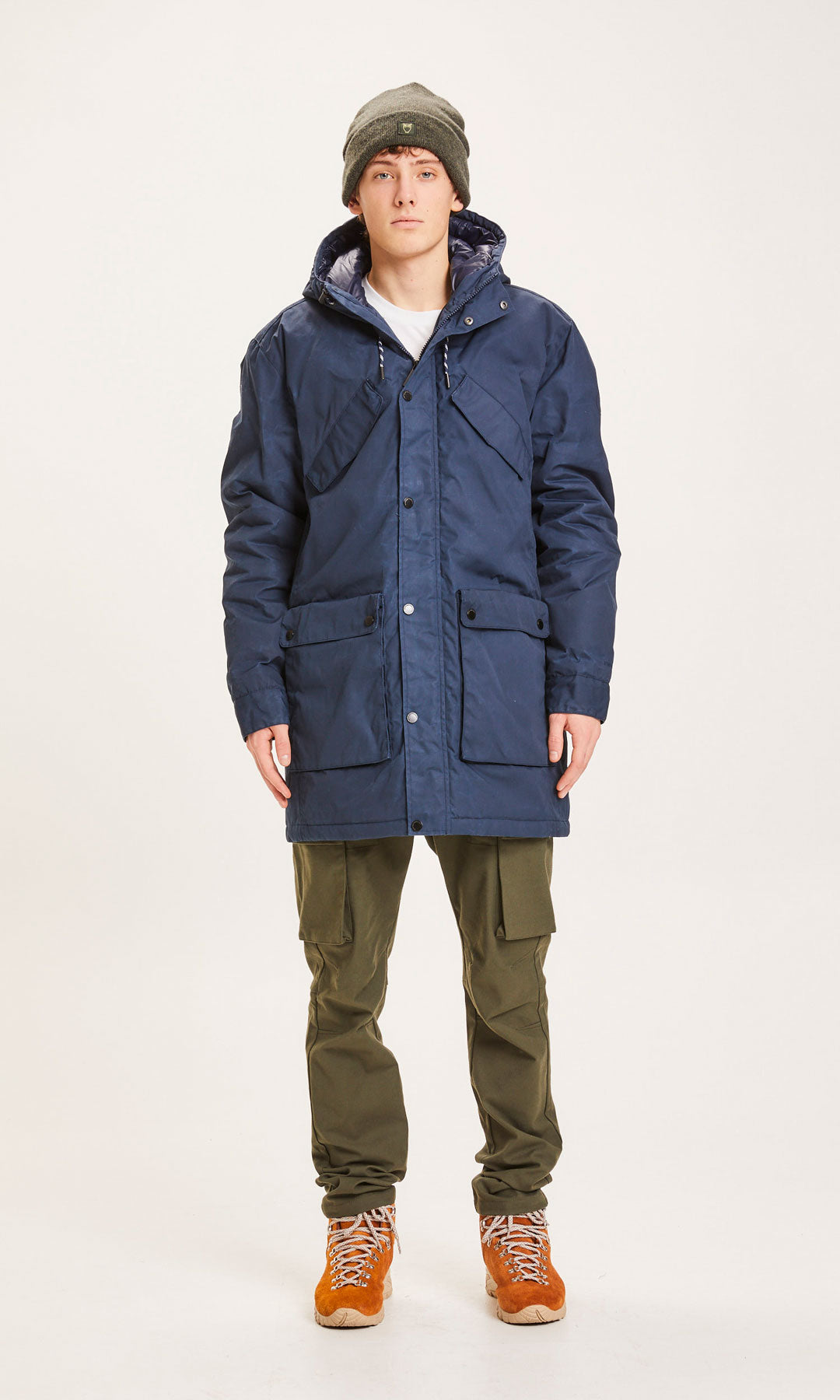 Nordic Legacy Expedition Jacket Total Eclipse - KNOWLEDGE COTTON APPAREL