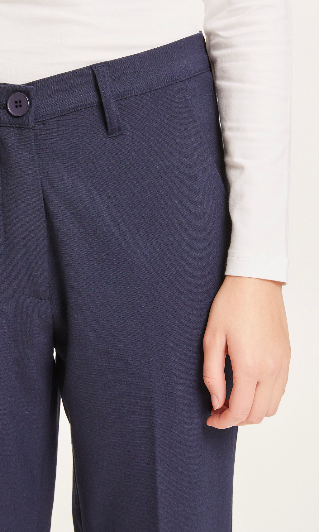 Willow Chino Pants Total Eclipse - KNOWLEDGE COTTON APPAREL