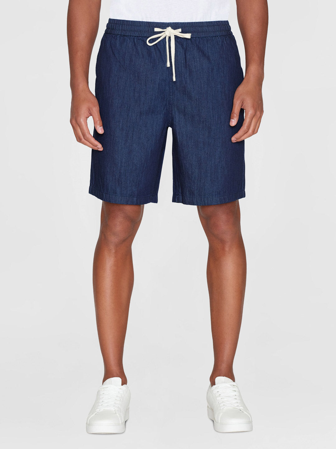 Loose Indigo Denim Shorts - KNOWLEDGE COTTON APPAREL
