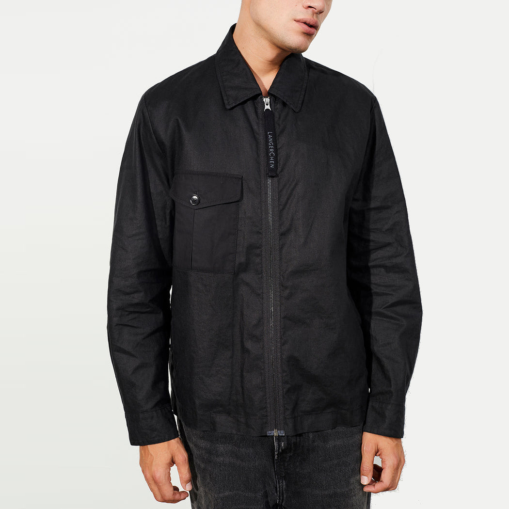 Yoder Ekologisk Lin Vindtät Svart - LANGERCHEN