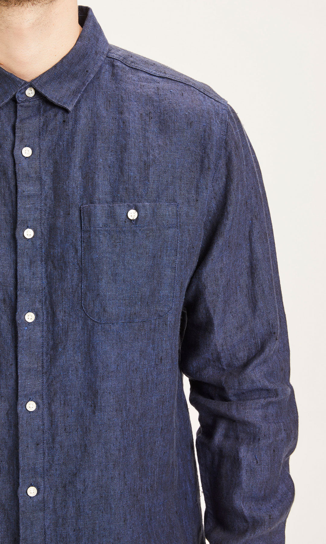 Larch Heavy Linen Total Eclipse - KNOWLEDGE COTTON APPAREL