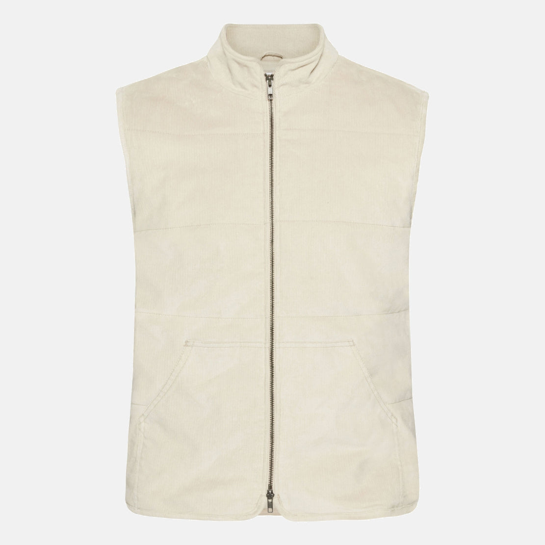 Manchesterväst Fodrad Light Feather Gray - KNOWLEDGE COTTON APPAREL