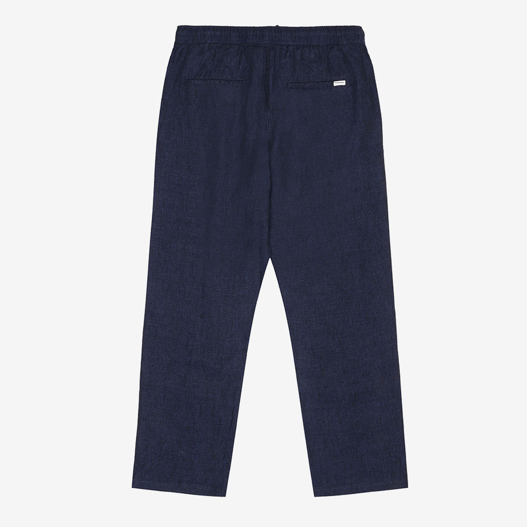 Fig Organic Linen Pants Night Sky
